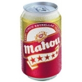 Cerveza Mahou 5 estrellas bote 33 cl