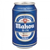Cerveza Mahou sin  bote 33 cl